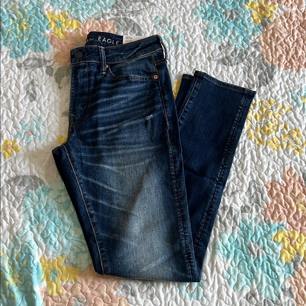 American Eagle Dark Wash Skinny Jeans